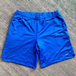 Retro Nike Dri-FIT Basketball Shorts Royal Blue XL